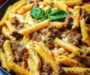 High Protein Creamy Beef Pasta: 30-Min Recipe