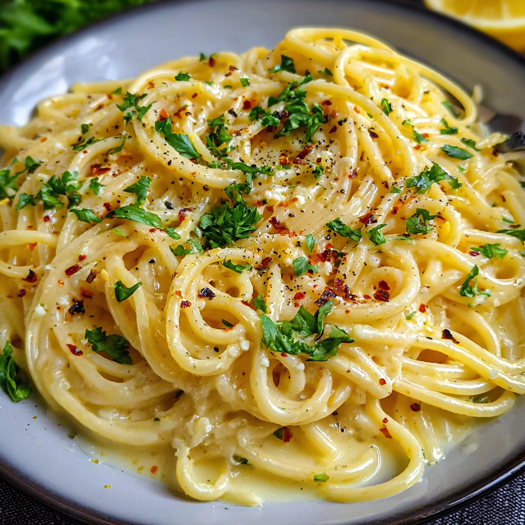 how to make Lemon Butter Pasta Sauce step by step