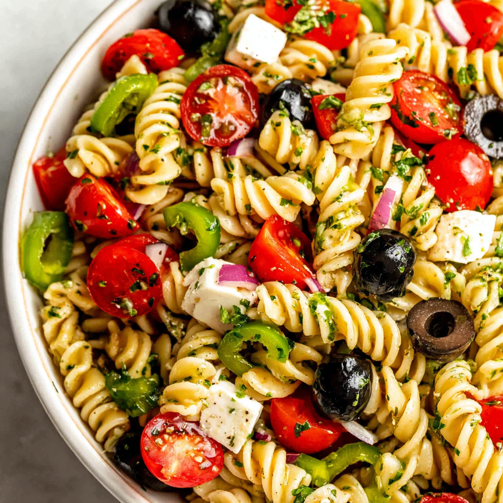 how to make Pasta Salad With Italian Dressing step by step