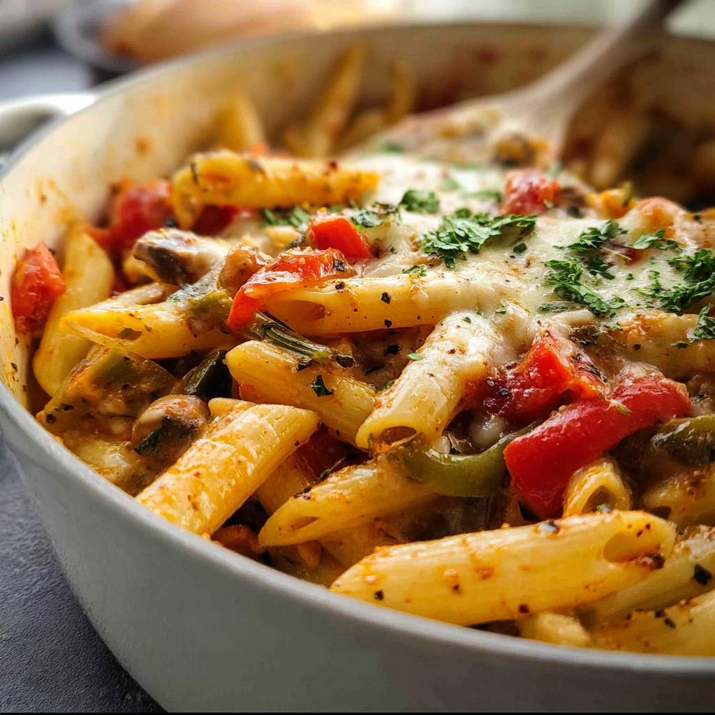 fresh ingredients for Vegetarian Pasta Recipe