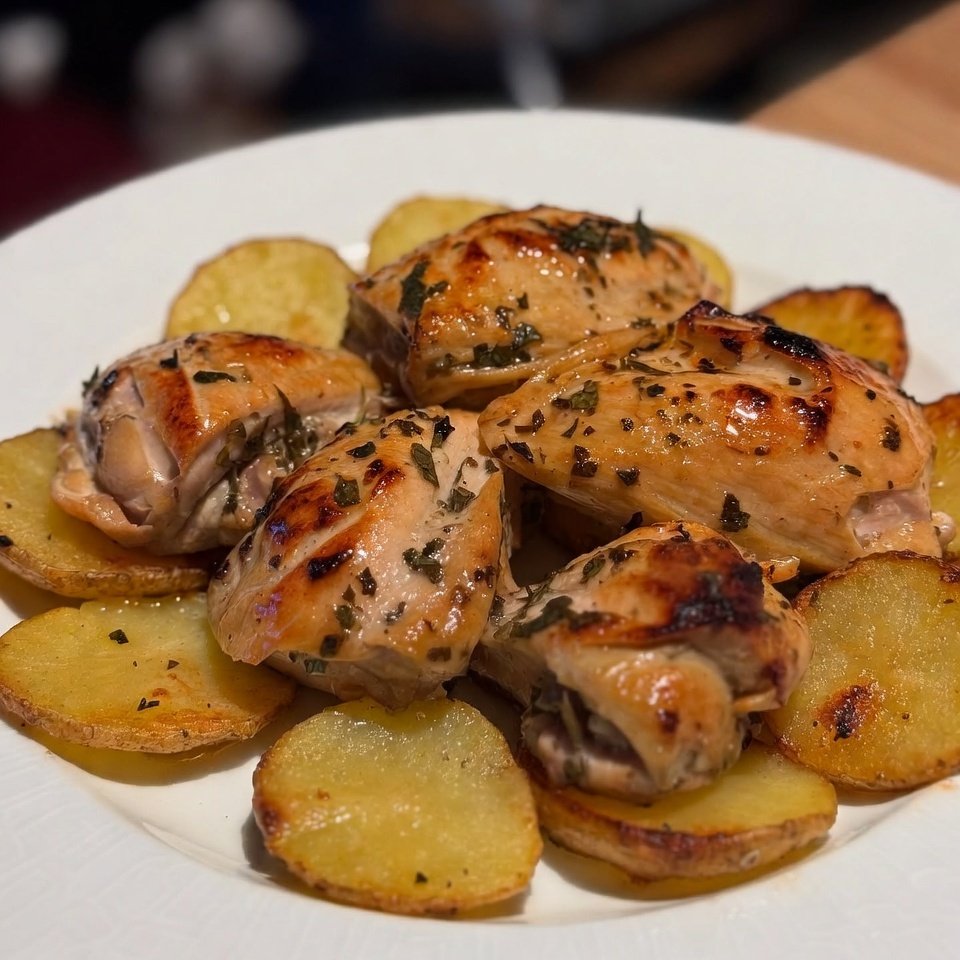 fresh ingredients for Baked Chicken Potato Casserole Family Dinner