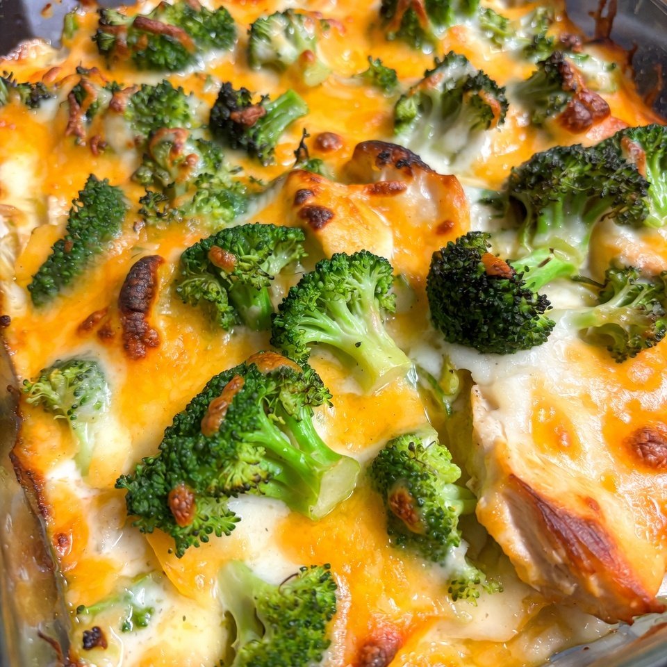 how to make Cheesy Chicken Broccoli Casserole Bake step by step
