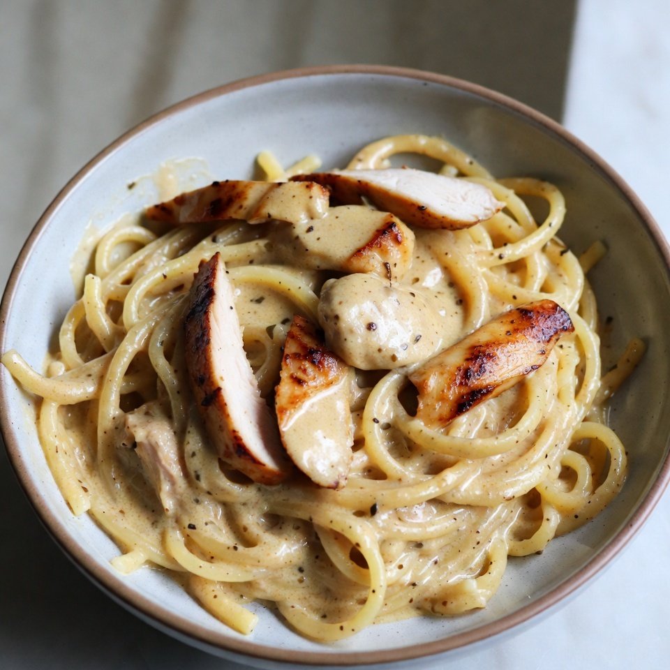 fresh ingredients for Simple Chicken Pasta Recipes With Few Ingredients