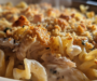 Cozy Creamy Chicken Noodle Casserole with Golden Cracker Topping