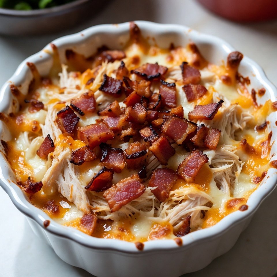 how to make Crack Chicken Casserole With Bacon And Cheese step by step