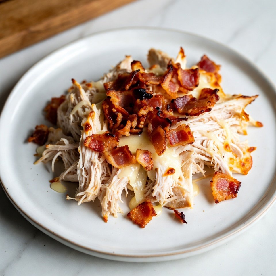 fresh ingredients for Crack Chicken Casserole With Bacon And Cheese