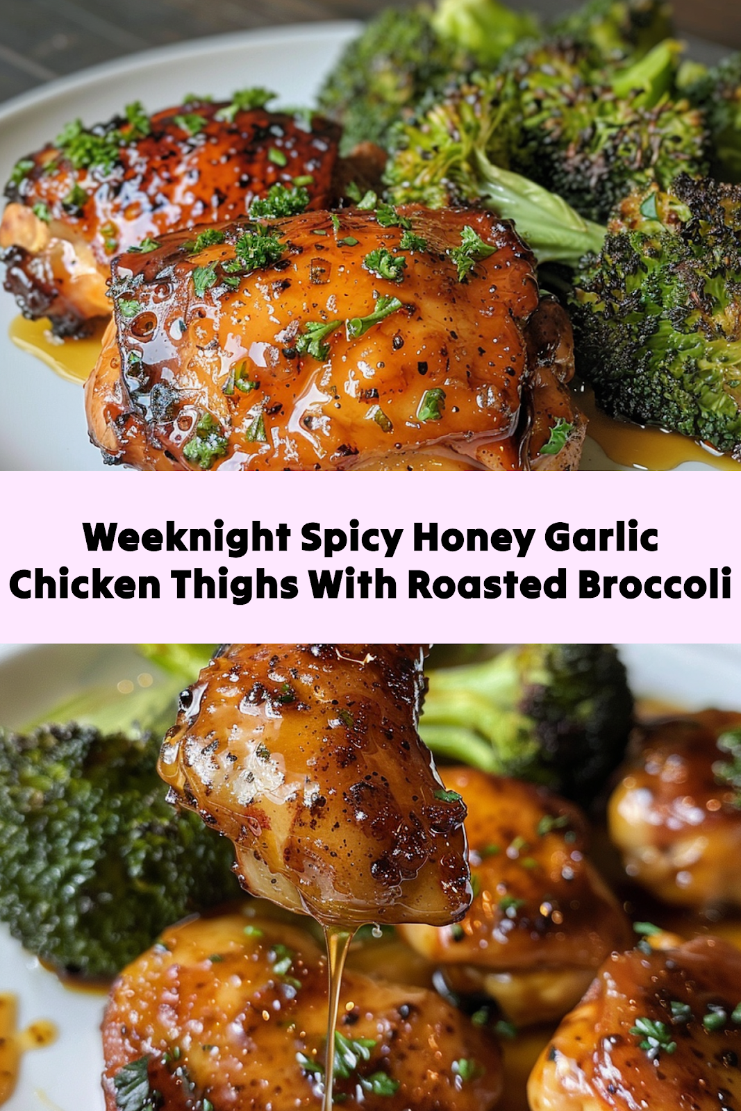 Spicy Honey Garlic Chicken Thighs: Easy Sheet Pan Dinner