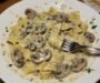 Creamy Mushroom Pappardelle with White Wine Sauce