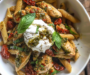 Creamy Pesto Chicken Pasta with Sun-Dried Tomatoes