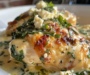 Creamy Tuscan Chicken Casserole with Spinach & Feta