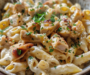 Decadent One-Pot Cheesy Chicken Alfredo Pasta