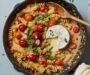 One-Pan Creamy Boursin Cheese Pasta With Burst Cherry Tomatoes