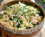 Savor the Comfort of Creamy Garlic Parmesan Orzo